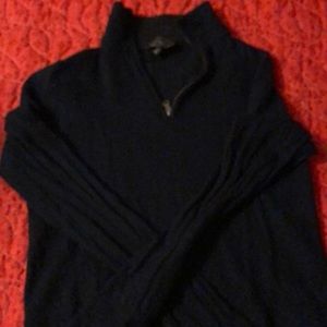Black Express half zip up long sleeve sweater